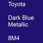 Preview: Toyota, Dark Blue Metallic, 8M4.